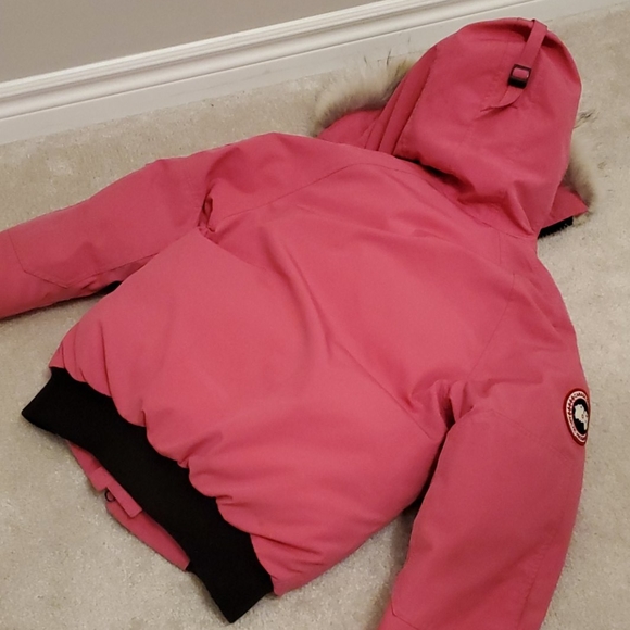 Excellent Rare Pink Canada Goose Chilliwack Bomber - Picture 2 of 9